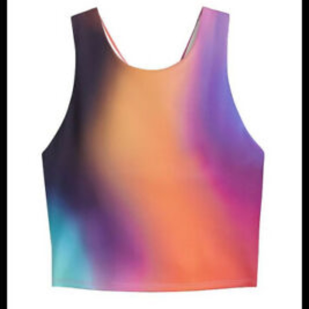 Athleta Conscious Crop LOVE PROUDLY Crop Tank